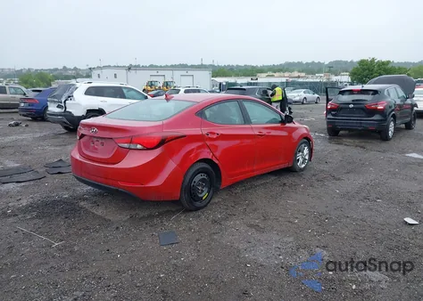 2015 Hyundai Elantra Se z USA, uszkodzony, nr VIN KMHDH4AE6FU420161